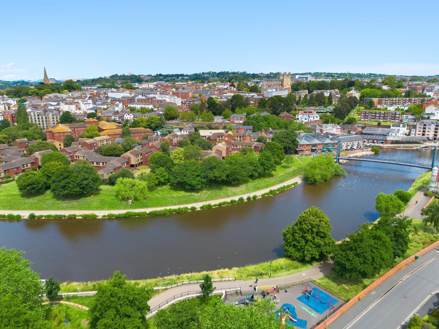 River Exe Cottage Waterfront Exeter Exterior photo